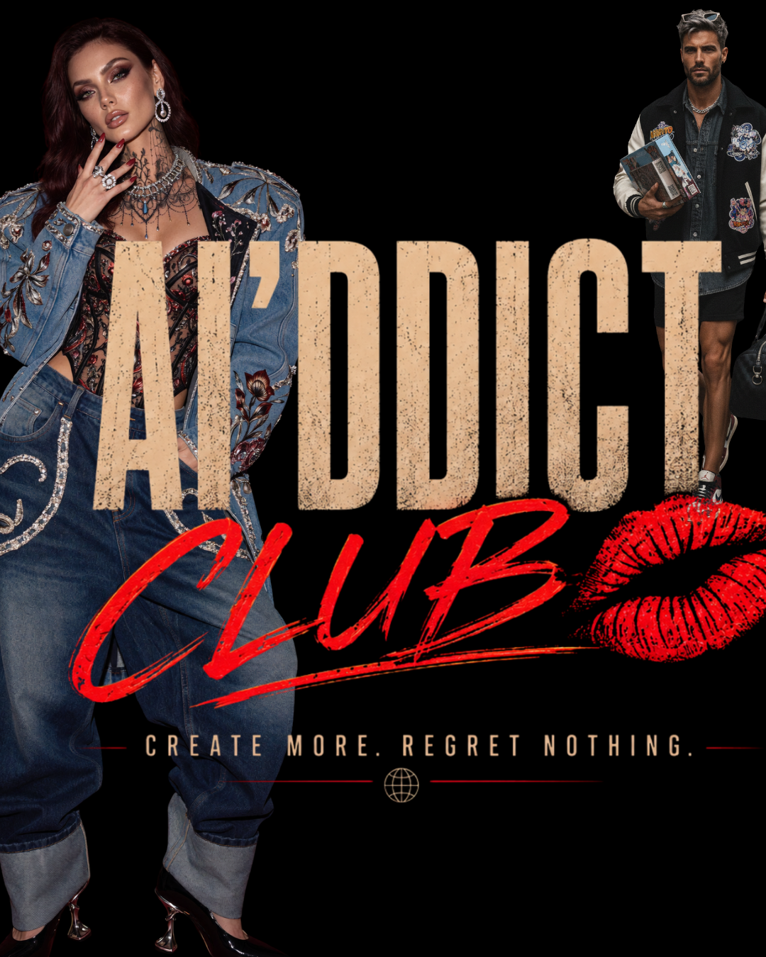 AI'DDICT CLUB — Create more. Regret nothing.